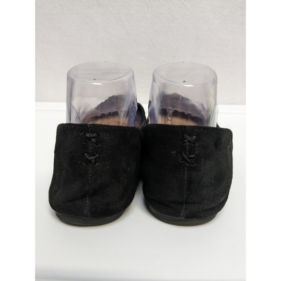 Torrid Woman's Suede Fabric Flats Cushion Sole Solid Black Size 9W (Wide) - Picture 4 of 10